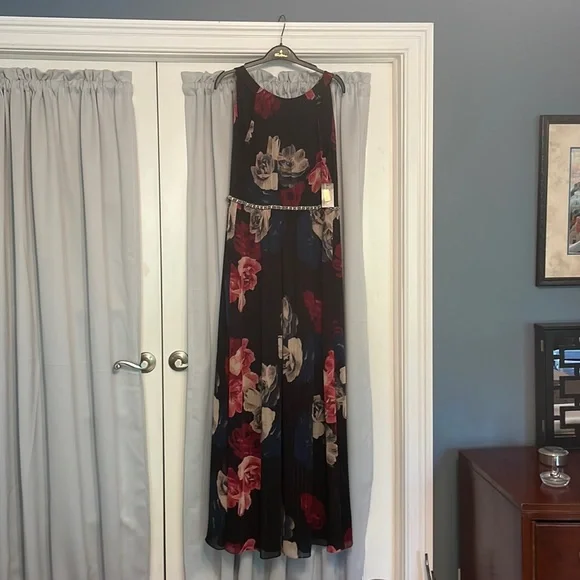 Slny Dresses | Formal Dress from Dillards Size 8 - Nwt | Color: Black/Red | Size: 8 | Colemanraymond's Closet